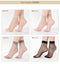 Super Thin Crystal Transparent Skin Color Elastic Ankle Socks