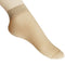 Super Thin Crystal Transparent Skin Color Elastic Ankle Socks