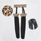 Leopard Top Thigh Highs Stockings Suspenders Garters Belt