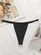 Viomisha Women Solid Color Low Rise G-String Panty