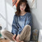 Contrast 2 Pcs Set Winter Coral Velvet Hickened Warmth Night Suit