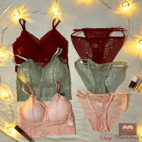Lightly Padded Bridalwear Bra & Panty Set