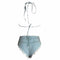 2PCs Sexy Tassel Denim Bra & Panty Set