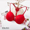 Front Open Y Shaped Padded Bra