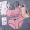 Sports Women Push Up Bra Panty Set