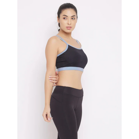 Clovia Solid Spandex Sport Bra