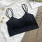 Ice Silk Seamless Non-wired Padded Tank Top Bra