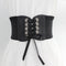 Super Wide Women Corset Belt Girdle Elastic Bowknit Bandage