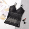 Transparent Lace Tops Women Tank Top Padded Camisole