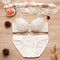 Sweet Double Padded Flora Lace 2 Pcs Push Up Bra & Panty