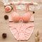 Sweet Double Padded Flora Lace 2 Pcs Push Up Bra & Panty