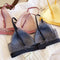 Thin Pad Hook Floral Design French Bra & Panty Set