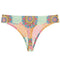 Mutilcolor Seamless Print Thongs G-String Panty