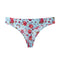 Mutilcolor Seamless Print Thongs G-String Panty