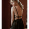 Backless Sleep Wear Nighty with Thong