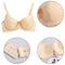 Padded Lace Underwire Push Up Bra