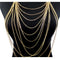 Multi Layer Body Chain for Statement Rhinestone Body Chain Jewelry