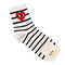 Polka Dot and Horizontal Pattern Trendy Casual Cotton Socks