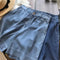 Tula Jeans Fashionable Soft Denim Women's Slim Plus Size Slimming Wide-Leg Shorts