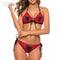 Women Pattern Bikini Swimsuit Set