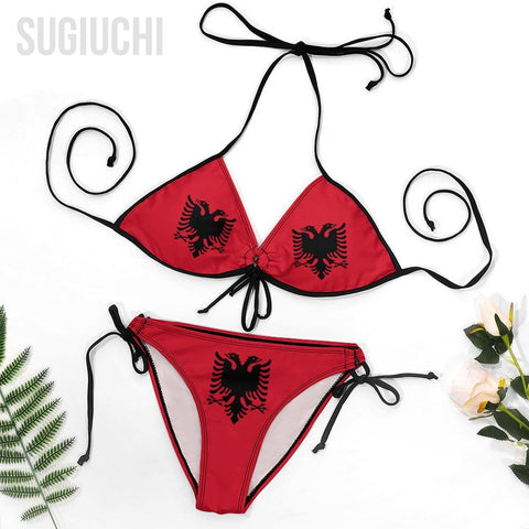 Women Pattern Bikini Swimsuit Set