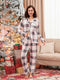 Women's Shaded Pajama Set/Loungewear