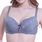 Printed Silk Bow Padded Bra for Women