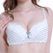 Printed Silk Bow Padded Bra for Women