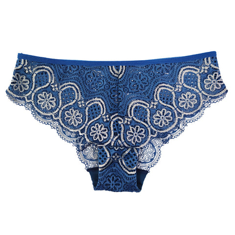 Floral Bottom Weave Underwear for Women