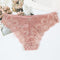 Floral Bottom Weave Underwear for Women