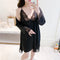 2 Pcs Satin Nightgown for Wedding