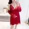 2 Pcs Satin Nightgown for Wedding