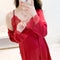 2 Pcs Satin Nightgown for Wedding