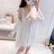 2 Pcs Satin Nightgown for Wedding