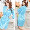 Mid Sleeve Back Sleepwear Nightgown