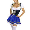 Carnival Oktoberfest Country Corset Costume Dress for Women