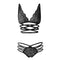 Polyester Bandage Push Up Underwear Beauty Back Bra Set