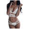 Polyester Bandage Push Up Underwear Beauty Back Bra Set