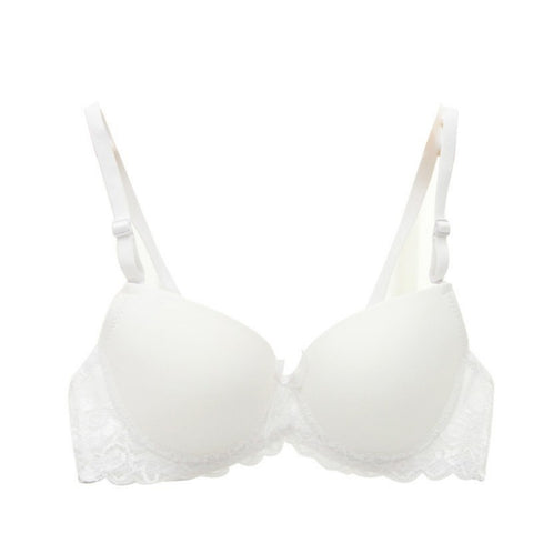 Lace Push Up Padded T-shirt Bra