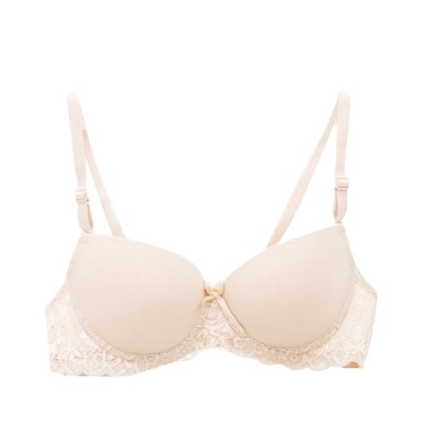 Lace Push Up Padded T-shirt Bra