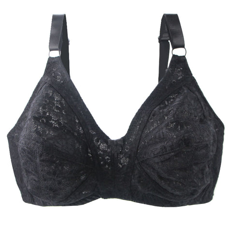 Wireless Spandex Lace Push Up Bra for Women