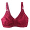 Wireless Spandex Lace Push Up Bra for Women