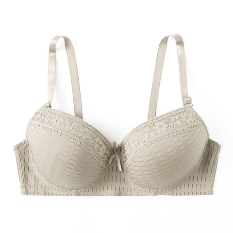 Fancy Double Padded Malai Fabric with Strong Straps Bra