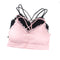 Seamless Lace Pattern Soft Comfortable Sports Bra Without Steel Ring