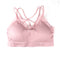 Seamless Lace Pattern Soft Comfortable Sports Bra Without Steel Ring