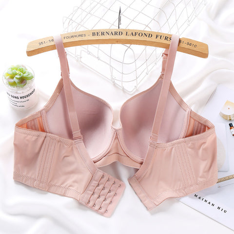 Women Ice Silk Seamless Push Up Bra