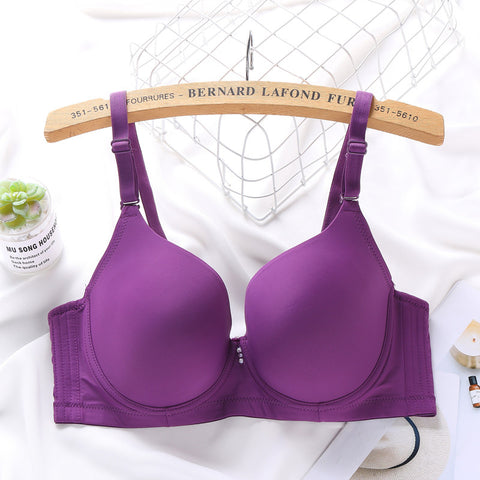 Women Ice Silk Seamless Push Up Bra