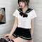 Fashion Pleated Collar Pure Cute Cosplay Butterfly Sailor Uniform for Women