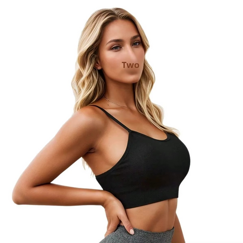 Seamless Yoga Sports Bra with Quick Drying and Shock Absorbing Fabric