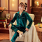 2 Pcs Solid Color Winter Velvet Night Suit